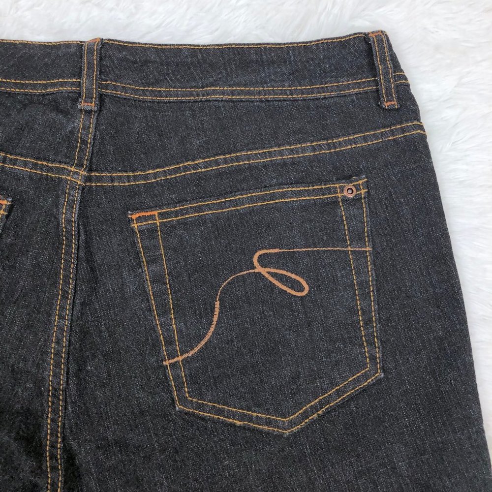 ✅SOLD✅Faded Glory Dark Blue Jeans Mid Rise Bootcut - Picture 3 of 10
